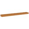 vidaXL Fioriera Rialzata da Giardino 770x100x36 cm in Acciaio Corten