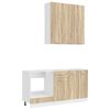 vidaXL Unit&agrave; Cucina LYON 5 pz Rovere Sonoma Legno ingegnerizzato