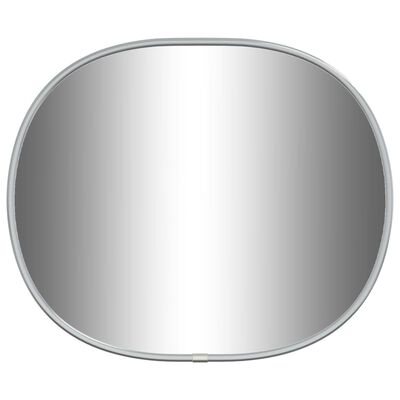 vidaXL Specchio da Parete Argento 30x25 cm