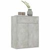 vidaXL Credenza Grigio Cemento 60x30x75 cm in Legno Multistrato