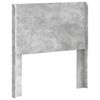 vidaXL Testiera Letto Grigio Cemento Legno ingegnerizzato