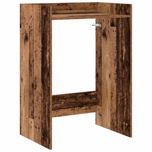 vidaXL Mobiletto per lavatrice Legno vecchio 67,5 x 48 x 97 cm