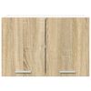 vidaXL Armadio pensile 2 pcs Quercia Sonoma e Bianca 60 x 31 x 40 cm