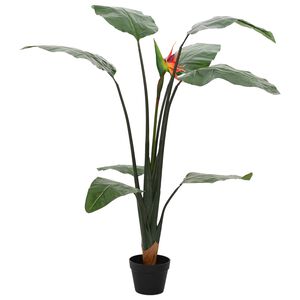 vidaXL Pianta Artificiale Strelitzia Verde 70 x 18 x 155 cm