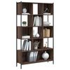vidaXL Libreria Rovere Marrone 102x28x172 cm in Legno Multistrato