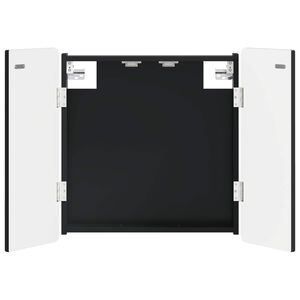 vidaXL Armadio per Dartboard ZWOLLE Nero 52,5 x 10,5 x 57,5 cm