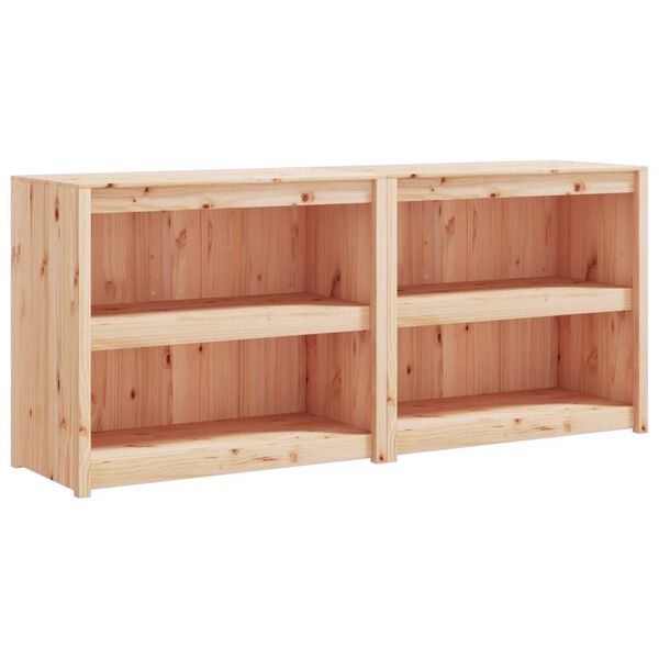 vidaXL Mobili da Cucina da Esterno 2 pz in Legno Massello di Pino