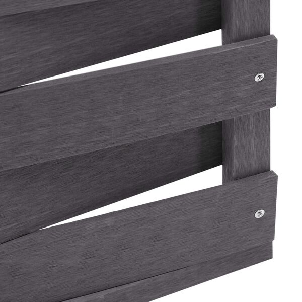 vidaXL Pannello di Recinzione in WPC 170x180 cm Grigio