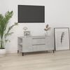vidaXL Mobile per TV Grigio Cemento 102x44,5x50 cm Legno Multistrato
