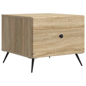 vidaXL Tavolino da salotto con cassetto Rovere Sonoma 49 x 50 x 40 cm