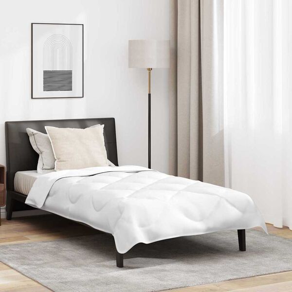 vidaXL Set di Piumoni con cuscino 2 pcs Bianco Microfibra