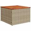 vidaXL Set Divano da Giardino con cuscino 5 pcs Beige Poly Rattan