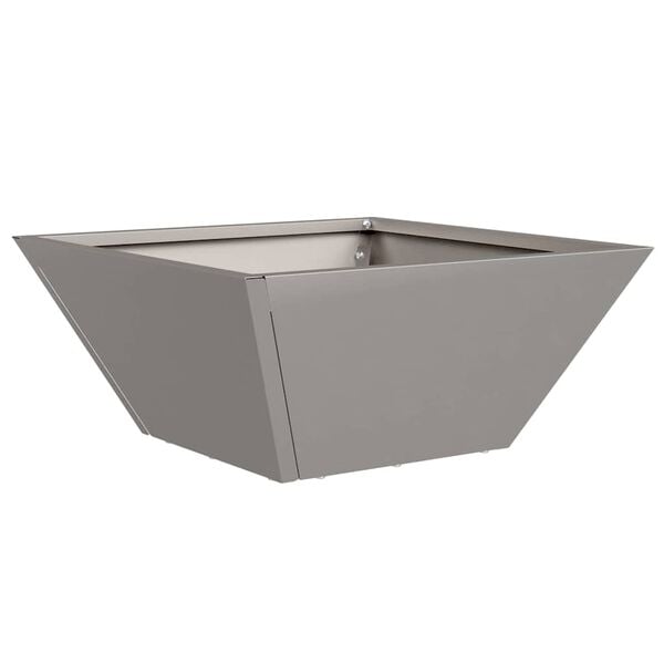 vidaXL Vaso da giardino Ruggine 35 x 35 x 15 cm