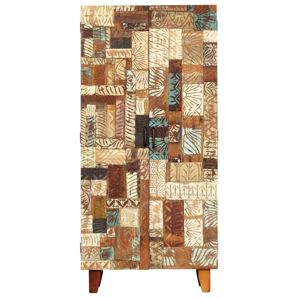 vidaXL Credenza Intagliata a Mano 85x45x180 cm in Massello di Recupero