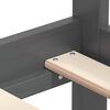 vidaXL Dormeuse Grigia in Legno Massello di Pino 90x200 cm