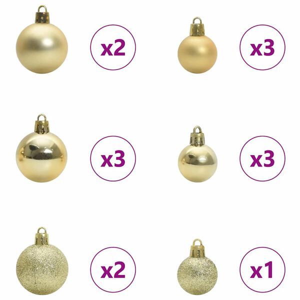 vidaXL Albero di Natale Artificiale Sottile Verde e Bianco 120 cm