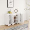 vidaXL Credenza Bianca 120x41x75 cm in Truciolato