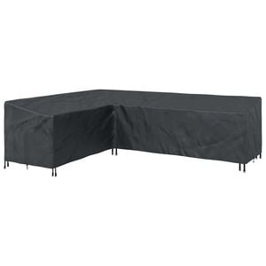 vidaXL Copertura per mobili Nero 286 x 222 x 80 cm