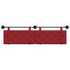 vidaXL Testata appesa Rosso Vino 170 x 55 x 5 cm Pelle Sintetica