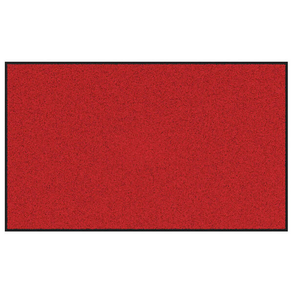 vidaXL Tappetino Rosso e Nero 90 x 150 cm 100% Poliammide