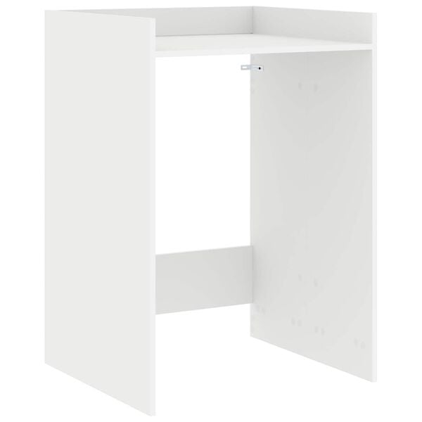 vidaXL Mobiletto per lavatrice Bianco 67,5 x 62 x 97 cm