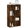 vidaXL Libreria Rovere Fumo 60x24x101,5 cm in Legno Multistrato
