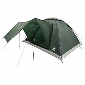 vidaXL Tenda da campeggio 6 persona Verde militare