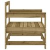 vidaXL Sedie da Giardino 2 pz in Legno di Pino Impregnato