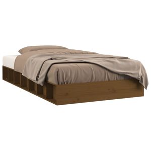 vidaXL Giroletto Ambra 75x190 cm Small Single in Legno Massello