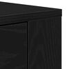 vidaXL Credenza Rovere Nero 240 x 33 x 70 cm Legno multistrato