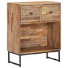 vidaXL Credenza in Legno di Teak di Recupero 60x30x75 cm