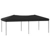 vidaXL Tenda per Feste Pieghevole Nero 3x6 m