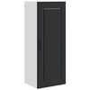 vidaXL Armadietto a muro PORTO Nero 40 x 31 x 100 cm