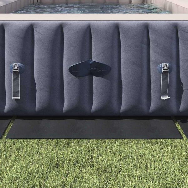 vidaXL Telo per Fondo Piscina Altro Nero 550 x 280 cm