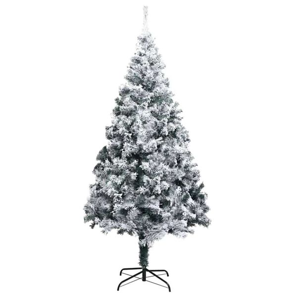 vidaXL Albero di Natale artificiale con 300 LED Bianco 180 cm
