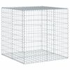 vidaXL Cesto Gabbione con Copertura 100x100x100 cm in Ferro Zincato