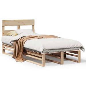 vidaXL Letto senza Materasso 90x190 cm in Legno Massello di Pino
