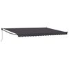vidaXL Tenda retrattile Antracite 4 x 2 m 100% Poliestere e Alluminio
