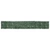 vidaXL Paravento da Balcone con Foglie Verde Scuro 500x75 cm