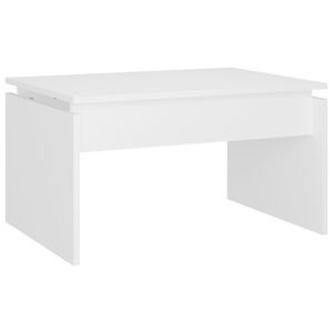 vidaXL Tavolino da Salotto Bianco 68x50x38 cm Legno Multistrato