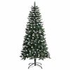 vidaXL Albero di Natale artificiale con 150 LED Verde 50 x 50 x 120 cm