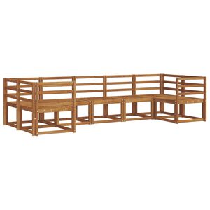 vidaXL Set di divani da esterno 7 pcs Naturale