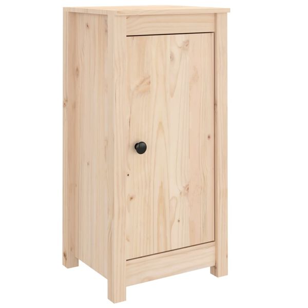 vidaXL Credenze 2 pz 39x35x80 cm in Legno Massello di Pino