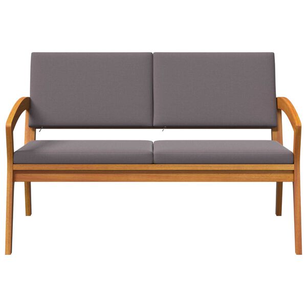 vidaXL Panchina da giardino Marrone Legno massello di acacia