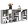 vidaXL Libreria Grigio Sonoma 67x24x161 cm in Legno Ingegnerizzato