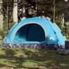 vidaXL Tenda da Campeggio 3 Persone Blu a Rilascio Rapido