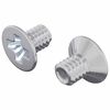 vidaXL Viti a testa conica 2 pz Argento M4 x 6 mm Acciaio