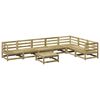 vidaXL Set Divani da Giardino 8 pz in Legno Impregnato di Pino
