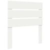 vidaXL Struttura del letto Bianco 100 x 200 cm Legno multistrato
