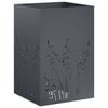vidaXL Vaso da giardino Antracite 50 x 50 x 75 cm